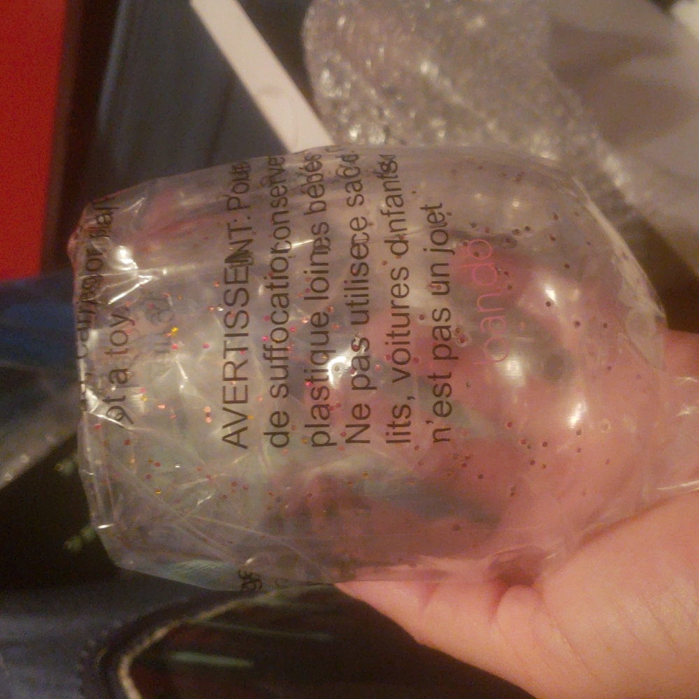 Ban.Do Stemless Acrylic Wine Glass Set Of Four With Glitter Infusion - Picture 3 of 4